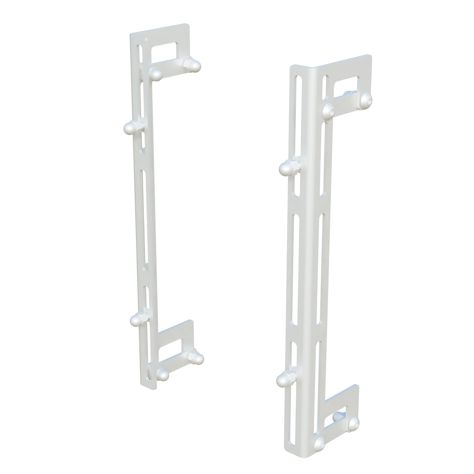 Universalhalter / Solarhalter für Doppelstabmattenzaun