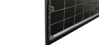 Universalhalter / Solarhalter für Doppelstabmattenzaun