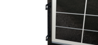 Universalhalter / Solarhalter für Doppelstabmattenzaun