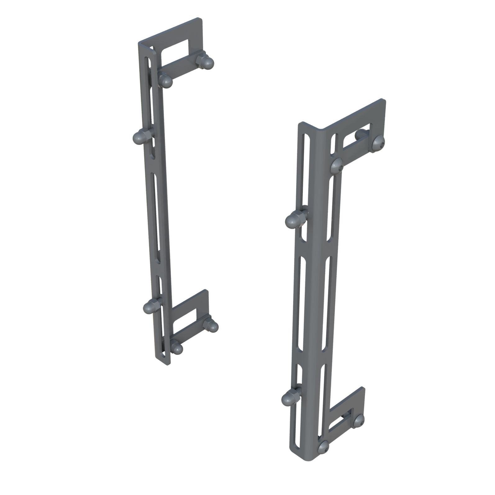 Universalhalter / Solarhalter für Doppelstabmattenzaun