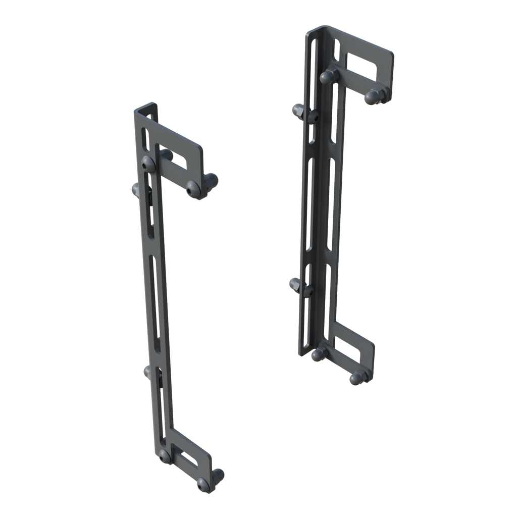 Universalhalter / Solarhalter für Doppelstabmattenzaun