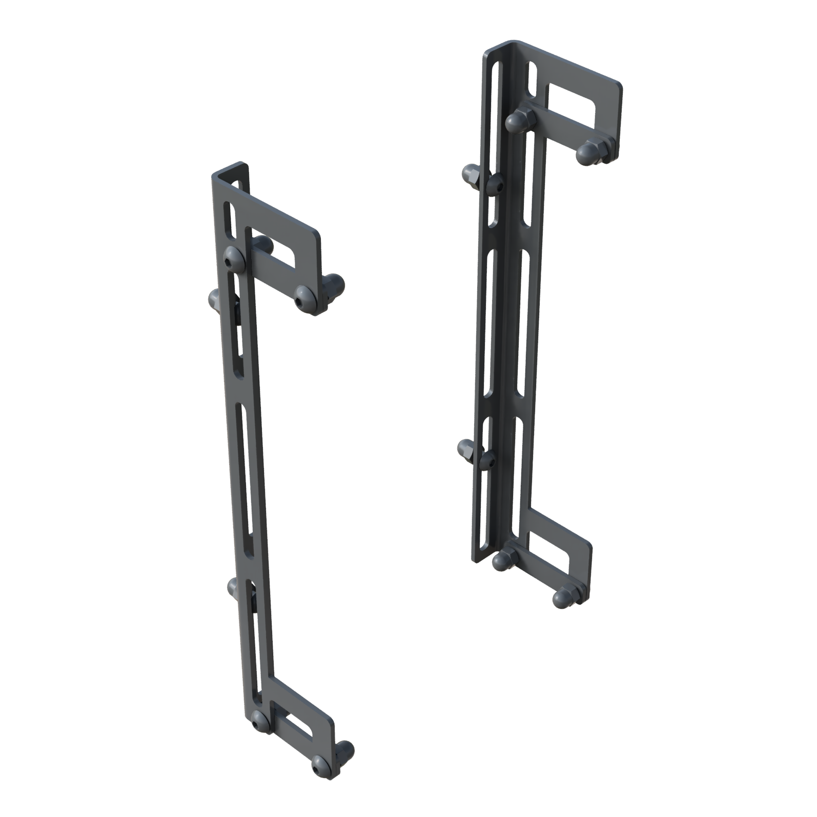 Universalhalter / Solarhalter für Doppelstabmattenzaun