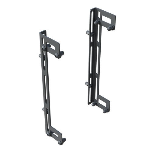 Universalhalter / Solarhalter für Doppelstabmattenzaun